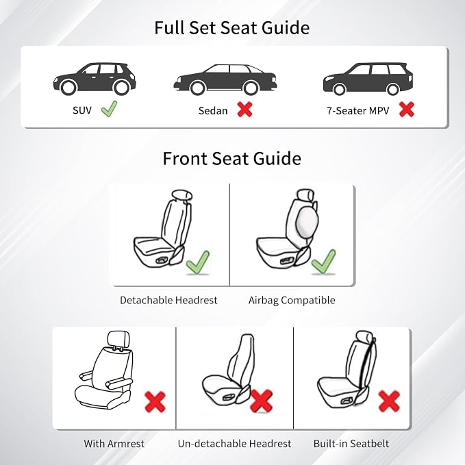 Huidasource Custom Fit RAV4 Car Seat Covers Full Set, Waterproof Front&Rear Seat Cushion Fit for 2019-2024 Toyota Rav4 XLE LE XLE Premium Limited(Not for Hybrid/Adventure/TRD Off-Road/Prime, Black) - Image 8