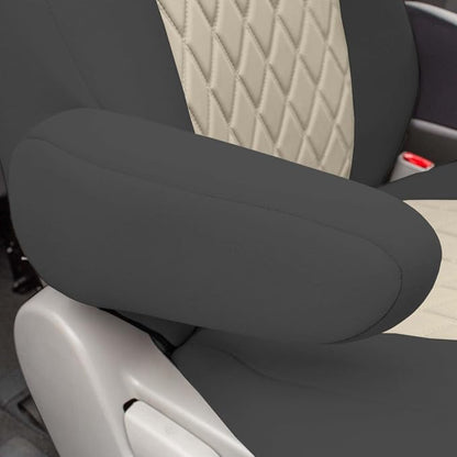 FH Group Custom Fit Car Seat Covers Specifically Made for 2011-2020 Toyota Sienna 7 Seater with Ultraflex Neoprene Water Resistant Automotive Seat Covers - 2nd Row Beige - Image 4