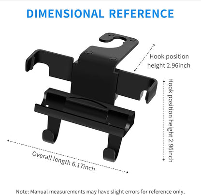 Upgraded Car Headrest Hidden Hook 2 in 1 Car Seat Hooks with Phone Holder for Purse, Hangers Vehicle Organizer ，Durable Hanger Storage Holder Organizer - Image 7