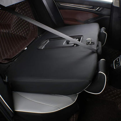 EKR Accord Seat Covers Full Set Custom for Honda Accord LX,LX-P,EX,EX-L,SE 2008-2012 & EX-L,LX-S 2011 2012,Automotive Truck Seat Covers for Car Suv,Waterproof Seat Protectors -Faux Leather(Black/Gray) - Image 5