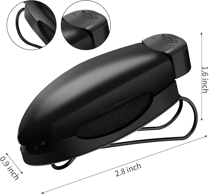 Tallew 6 Pack Sunglass Holder for Car Visor Clip Car Sunglasses Holder Clips Ticket Card Clip Visor Accessories - Image 2