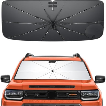 SXCY for 2026 Honda Passport Windshield Umbrella Sunshade [Easier Foldable] | for 2026 Honda Passport Accessories 2026 Passport Sunshade Umbrella 2026 Passport Windshield Sun Shade by SXCY