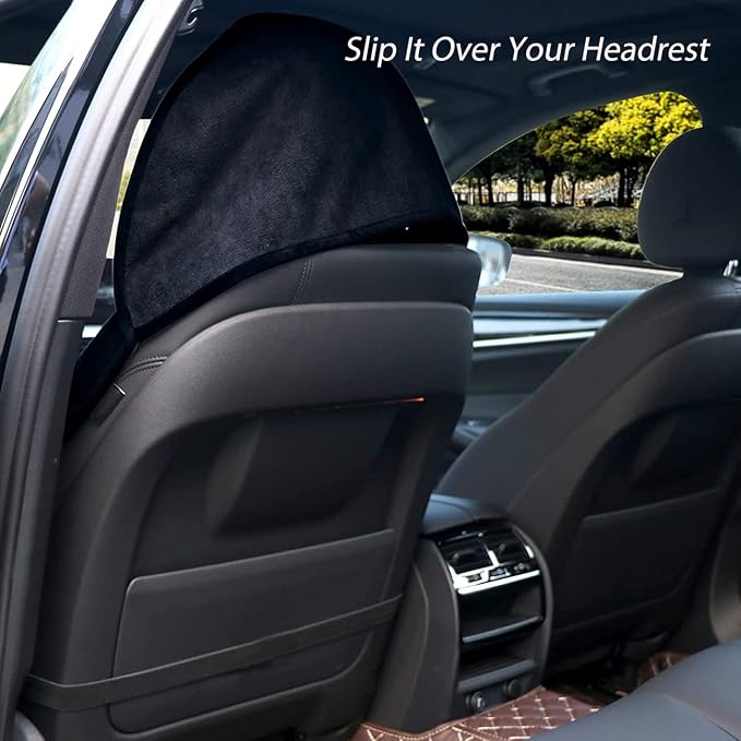 Waterproof Sweating Car Seat Cover for Post Gym Workout, Running, Swimming, Beach and Hiking, Universal Fit Non-Slip Bucket Seat Protector for Cars SUV Trucks, Machine Washable (Off-White) - Image 4