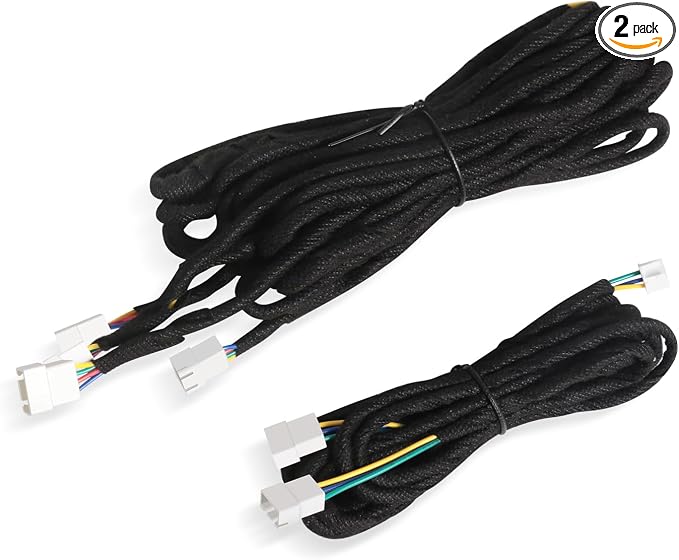 2PCS Dreamcolor Acrylic Interior Car LED Strip Light Extension Wire, which fit for Dreamcolor Main Controller Connects and sub-Controller kit (not Including), Not fit dreamcolor 1 Lights by MAODANER