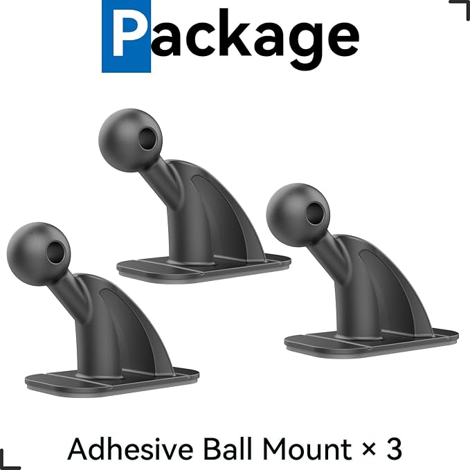 3 Pack Sticky 17mm Ball Mount for Car Mount Adhesive Replacement Magnetic Phone Holder MagSafe Mounting Base Dashboard Sticker 3M VHB Tape - Image 8