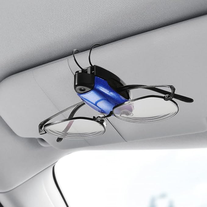 Frienda 5 Pcs Car Sun Visor Clip Sunglasses Holder,Stylish Color | Visor Clips for Eyeglasses, Securely Holds Glasses, Ticket Card Holder, Metal Shell Spring Clip, For Women Men Drivers - Image 7