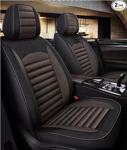 for car seat Covers Non-Slip （E.g, for Tesl,for Mercedes-Benz,for BMW,for Audi, for Ford, for Honda, for Nissan,for Toyota,for Chevrolet,for Jeep.. (Black Coffer(line)) by Aerfine