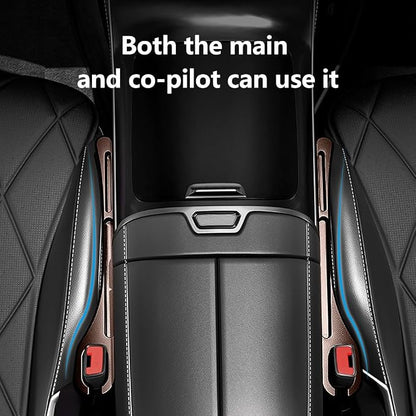 Stacool [2026 Upgrade] 2PCS Car Seat Gap Filler with Phone Holder,Multi-Function Car Side Seat Gap Filler for Prevent Items Falling,Universal Car Seat Organizer Car Accessories (Brown) - Image 6