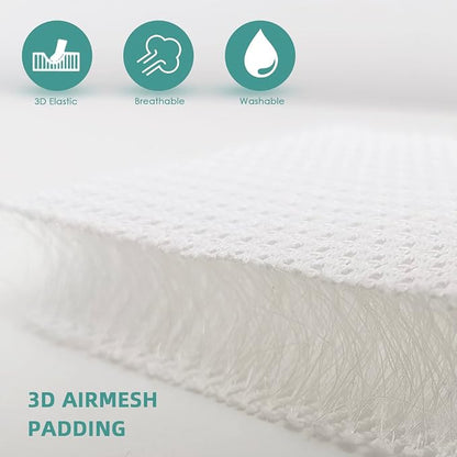 AEROiVi Car Seat Cushion Breathable Mesh Non-Slip Comfort Seat Truck Office | Car Seat pad for Driving 3D Air Mesh Car Seat Protector Works with Truck SUV and Office Chair Home Quick Drying Washable - Image 3