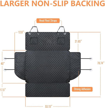 SUV Cargo Liner for Dogs, Trunk Cover with Bumper Flap Protector | Waterproof Pet Cargo Cover with Side Flaps, Dog Car Seat Cover with Non-Slip Mat, Prevents Scratches, Pet Hair, Mud, and Dirt - Image 5
