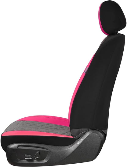 Coverado Car Seat Covers 2-Pack, Luxury Front Seat Covers, Automotive Car Seat Protectors, Pink Seat Covers Universal Fit for SUVs, Trucks, Sedans - Image 7