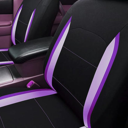 Flying Banner Car Seat Covers Front Seats Rear Bench Polyester car seat Protectors Easy installations Rear Bench Split Classic Man Lady Truck - Image 4