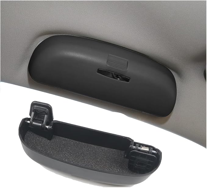 SXCY for 2022-2025 2026 Hyundai Tucson Santa Cruz Glasses Holder Box | 2024-2026 Tucson Santa Cruz Interior Sunglasses Case Holder 2024-2026 Tucson Accessories Handle Replaced Storage(Dark Gray) - Image 9