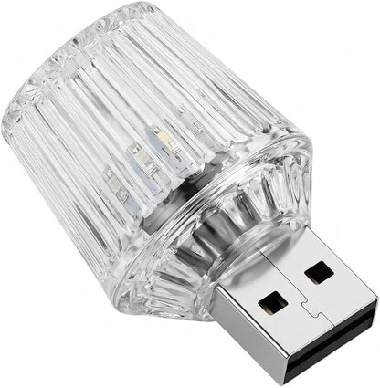 Mini USB LED Car Ambient Light, USB LED Car Interior Atmosphere Lamp, Universal for Vehicle, Bedroom, Hallway, Camping (Blue) by Unknown
