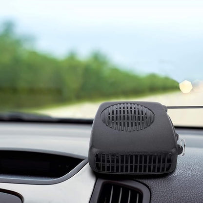 Car Fan - Portable Car Heater and Cooler with 360° Rotatable Base, 12V Car Heater 150W, Quick Defrosting & Demisting for Windshield, Universal for Truck/SUV/Car (Cigarette Lighter Plug) - Image 7