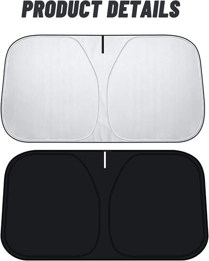 D-Lumina Windshield Sun Shade for 2018-2025 Honda Odyssey LX EX EX-L Touring Elite Minivan Accessories, Front Window Sunshade Sun Visor Protector Block UV Rays Heat, Foldable 2 Layers 210T Material - Image 7