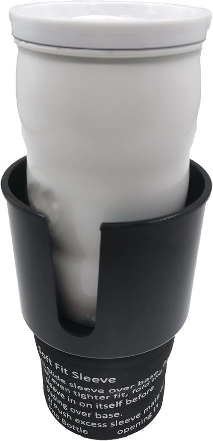 Car Cup Holder Expander for 32 oz and 40 oz Bottle with Cup Sleeve,Automotive Large Water Bottle Cup Holders Insert,All Purpose Big Drink Cupholder Coffee Mug Adapter - Image 7
