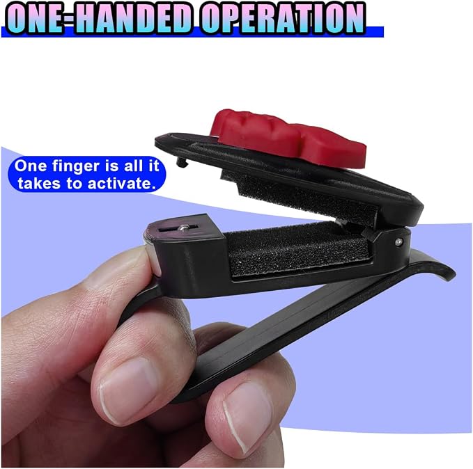 2PCS Cute Bow Glasses Holders for Car Sun Visor, Automotive Leather Sunglasses & Ticket Card Organizing Clip, Universal Vehicle Interior Eyeglasses Mount for Cars, Trucks, SUVs (Red) - Image 5