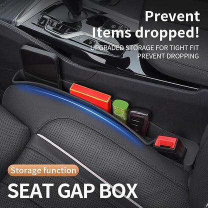 Car Seat Gap Filler, Seat Gap Organizer with Phone Holder, Car Seat Accessories, Car Organizer Fit Car SUV Truck, 2PCS Seat Gap Filler and 1 Pack Car Purse Hook - Image 5