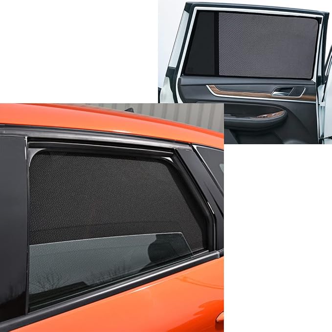 Car Window Shade Magnetic Sun Shade for GX 460 2010-2022,2PCS | UV Protection Cover for Baby Mesh Curtain for Rear Passenger Side Windows Auto Accessories - Image 3
