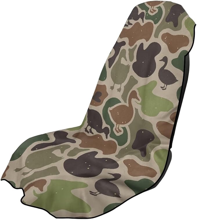 SEANATIVE Duck Camo Seat Cover Universal Car Sport Towel Seat Cushion Sweat-Absorbent Towel Cloth Suitable for All Seasons Beach Seat Cover Washable by SEANATIVE