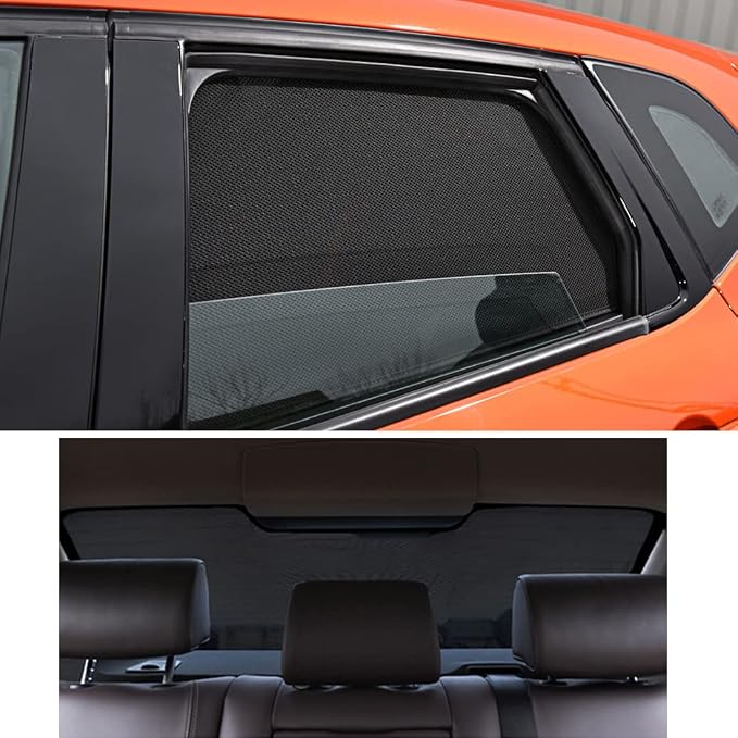 Car Window Sun Shade for GX 460 2010-2022 Magnetic Curtain,5PCS Set | UV Protection Cover for Baby Mesh Curtain for Rear Side Windows and Rear Windshield Auto Accessories - Image 3