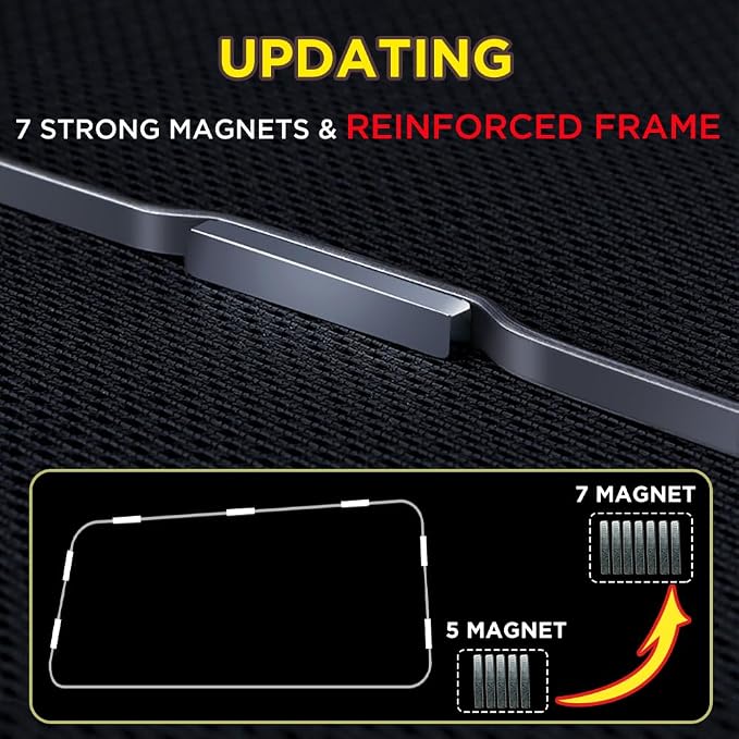 FEISHILINIYA Updating Strong Magnetic Car Window Sun Shade for Toyota for RAV4 XA50 (2020-2025) Rear Passenger Privacy Side Window Sunshades for RAV4 Accessories - Image 3