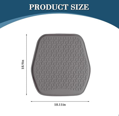 Gel Car Seat Cushion, Breathable Non-Slip Automotive Chair Mat Cover Protector for Driving, Comfortable Vehicle Interior Front Seat Chair Cushion Accessories, Universal Fit (Coffee) - Image 2
