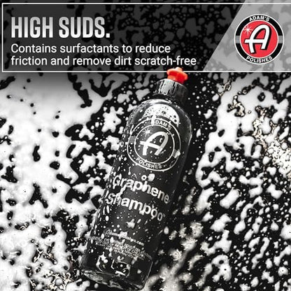 Adam's Polishes Graphene Shampoo Gallon, Graphene Ceramic Coating Infused Car Wash Soap, Powerful Cleaner & Protection In One Step, pH Neutral, High Suds For Foam Cannon, Foam Gun or Detailing Bucket - Image 5