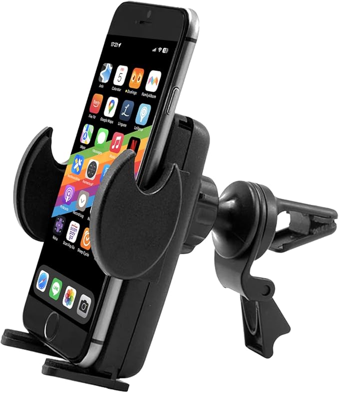 AutoExec Reach Desk Front Seat Car Desk and Portable Workstation with Phone Mount, Tablet Mount and Phone Vent Clip, Natural - Image 3