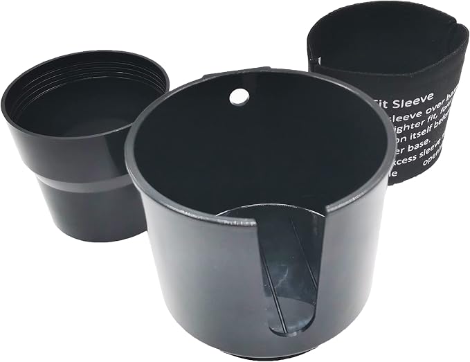 Car Cup Holder Expander for 32 oz and 40 oz Bottle with Cup Sleeve,Automotive Large Water Bottle Cup Holders Insert,All Purpose Big Drink Cupholder Coffee Mug Adapter - Image 3