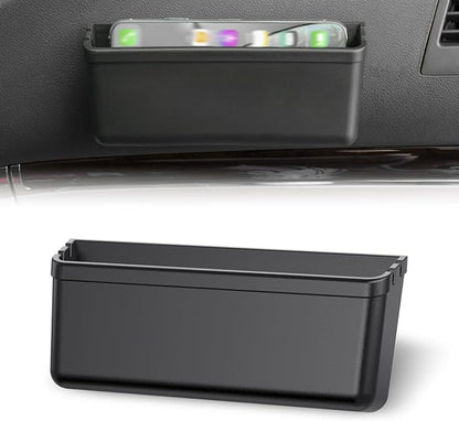 Car Storage Bag, Multifunctional Center Console Organizer, Car Side Storage Pocket Tray, for Seats Doors Consoles (Black) by Unknown