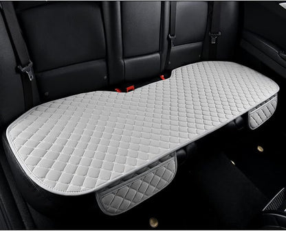 Car Seat Covers Gray Universal Car Seat Cushion, Rear Bench Seat Protective Mat pad for Car Truck SUV and Baby Skin-Friendly (Gray-Rear) by BerSzero