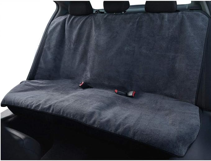BDK UltraFit Towel Cloth Seat Covers for Cars Rear Bench Car Seat Cover Towel - Universal Fit Washable & Waterproof Seats Protectors for After Gym Workout, Hiking, Running, Beach Sports, and More - Image 3