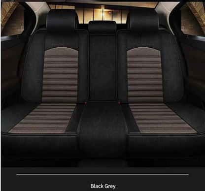 Custom Car Seat Covers Fit for Wrangler JL JK Rubicon Sahara Grand Cherokee L Cherokee Compass Renegade Gladiator Wagoneer Liberty Commander Grand Cherokee SRT (Black Coffer(Line) A) - Image 4