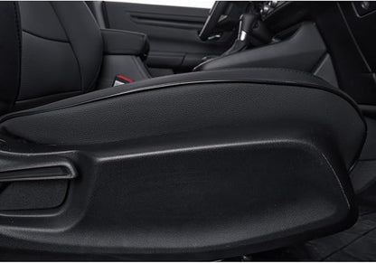 EKR Car Seat Covers for Honda HRV 2023-2027,Leatherette Full Set | Custom Fit for Honda HRV Sport /LX 2023-2027 Factory-Like Fit,360°Protection,Pet Friendly,Faux Leather(Black) - Image 2