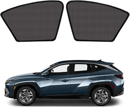 BWEN Magnetic Car Window Sunshade for Hyundai Tucson 2022-2026 Side Front Window Shade for Baby with Breathable Mesh Protection from Heat and Sun Rays for Sleeping Camping Breastfeeding 2 PCS by BWEN