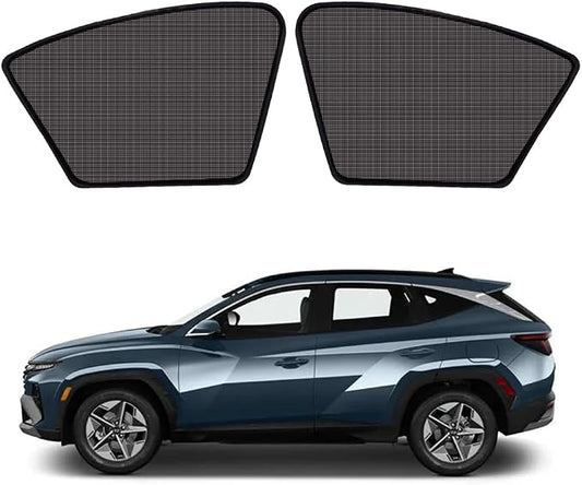 BWEN Magnetic Car Window Sunshade for Hyundai Tucson 2022-2026 Side Front Window Shade for Baby with Breathable Mesh Protection from Heat and Sun Rays for Sleeping Camping Breastfeeding 2 PCS by BWEN