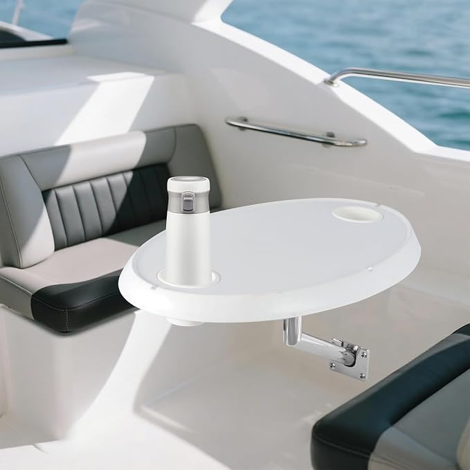 10 PCS Boat Cup Holder Insert, Plastic Cup Holder for Boat, Marine Drink Holder Replacement with Drain for Marine Boats, Deck, Car, RV, Camper (White) - Image 7
