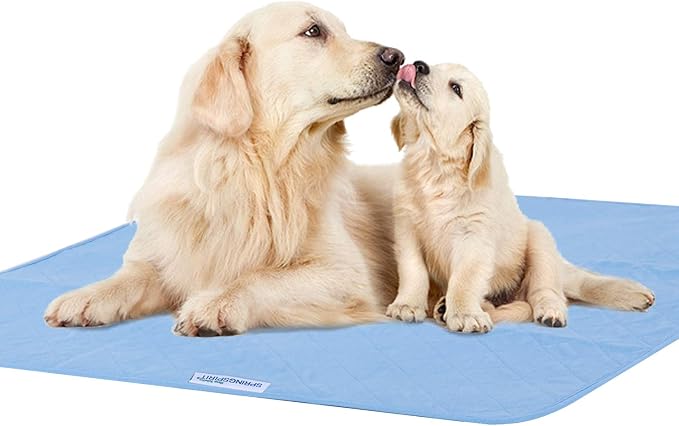 Bed Pads Washable Waterproof for Incontinence 34" x 36", 2 Pack | Reusable Chuck Pads, Underpads Sheet Protector, Pee Pads for Adults, Elderly, Kids, Toddler and Pets, White and Blue - Image 7