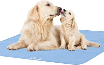 Bed Pads Washable Waterproof for Incontinence 34" x 36", 2 Pack | Reusable Chuck Pads, Underpads Sheet Protector, Pee Pads for Adults, Elderly, Kids, Toddler and Pets, White and Blue - Image 7