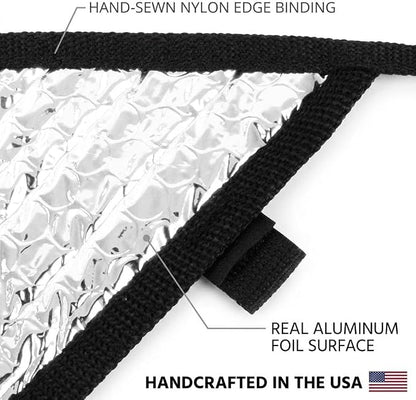Set of 2 Custom Fit Automotive Reflective Front Seat Side Window Sunshade for 2019-2026 Volvo XC40 - Image 7