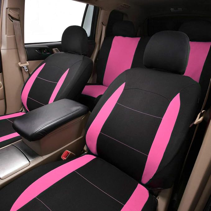 Flying Banner Car Seat Covers Front Seats Rear Bench Polyester car seat Protectors Easy installations Rear Bench Split Classic Man Lady Truck - Image 7