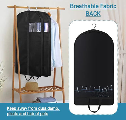 KIMBORA 43" Garment Bag for Travel, Gusseted Suit Bags for Men With Handle Garment Bags for Hanging Clothes Storage Suit Cover for Coats, Jackets, Shirts - Image 6