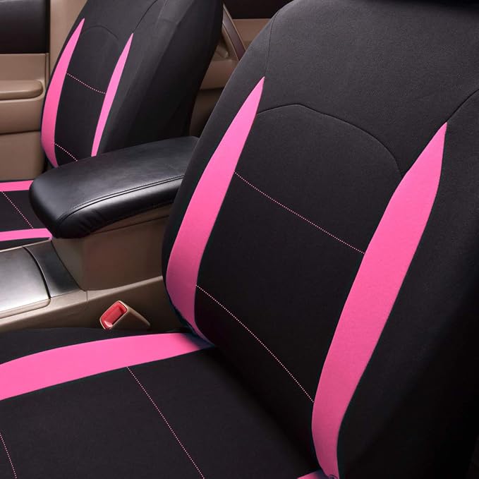 Flying Banner Car Seat Covers Front Seats Rear Bench Polyester car seat Protectors Easy installations Rear Bench Split Classic Man Lady Truck - Image 4