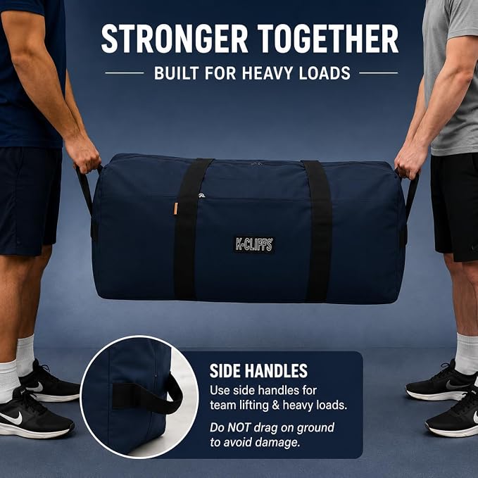Heavy Duty Cargo Duffel Large Sport Gear Drum Set Equipment Hardware Travel Bag Rooftop Rack Bag - Image 8