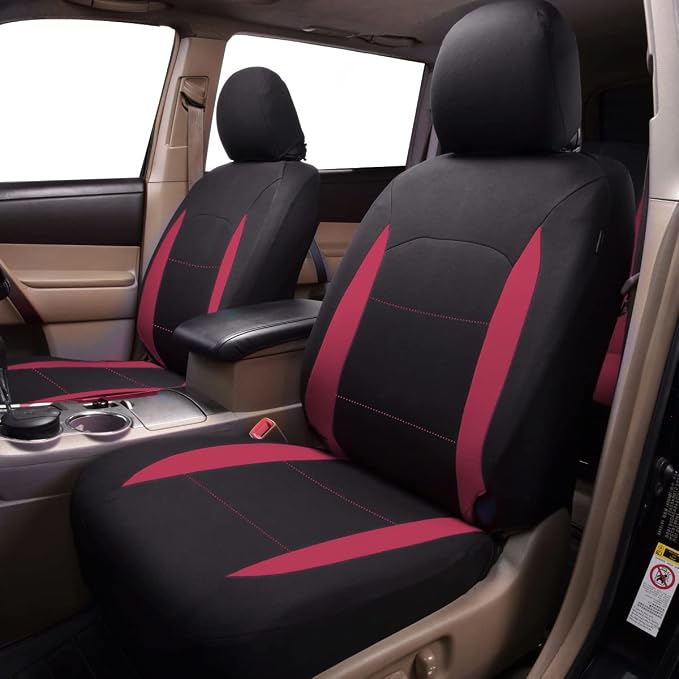 Flying Banner Car Seat Covers Front Seats Rear Bench Polyester car seat Protectors Easy installations Rear Bench Split Classic Man Lady Truck - Image 3