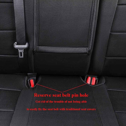 EKR Rav4 Seat Covers Custom Fit for Toyota Rav4 (Only Hybrid) 2019-2025 LE,XLE,XLE Premium,Limited,Woodland Edition,Car Seat Cover Full Set for SUV,Neoprene(Black) - Image 6