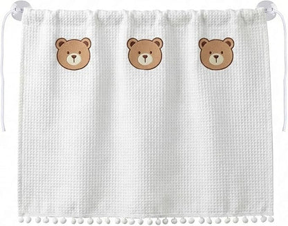 Cute Car Window Shades, 27" x 20" Automotive Side Window Privacy Curtains with Suction Cup, Sun Blackout UV Protection Car Camping Windows Screen Shades for Baby, Pet (Bear) by Unknown