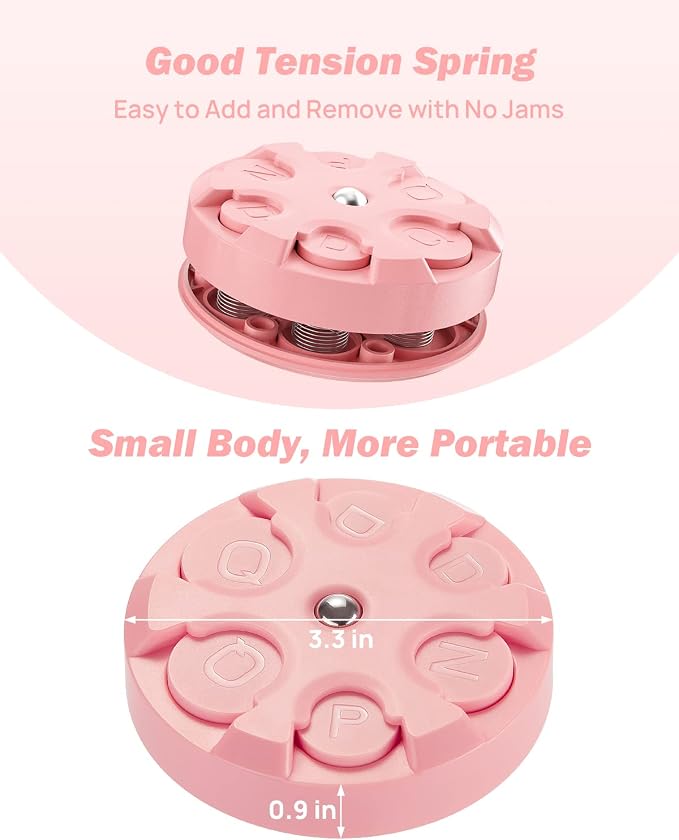JOYTUTUS Coin Holder, Portable Coin Change Organizer, Universal Coin Storage Coin Holder for Car, Wallets, Pockets (Pink) (Pack of 2) - Image 4
